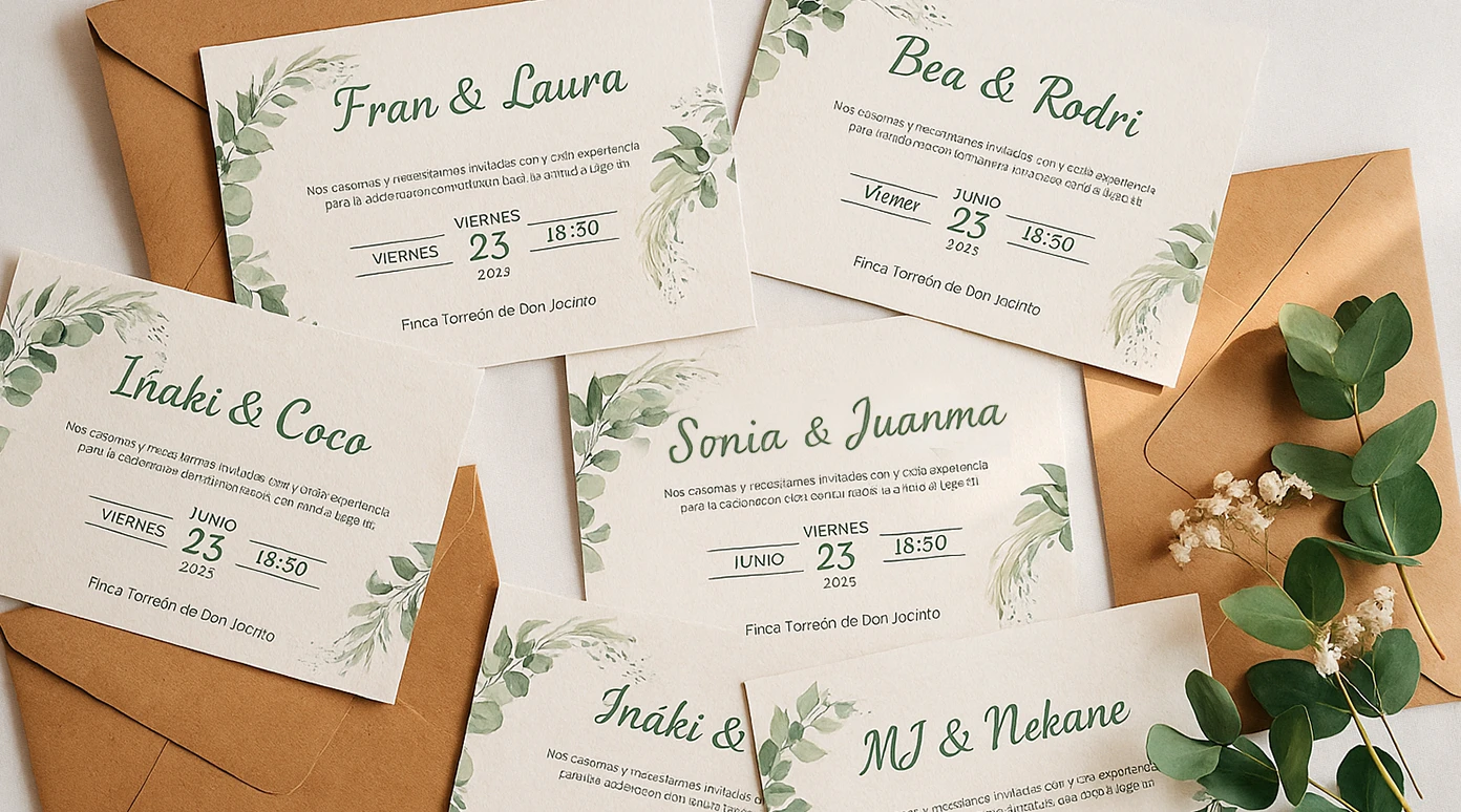 Invitaciones personalizadas