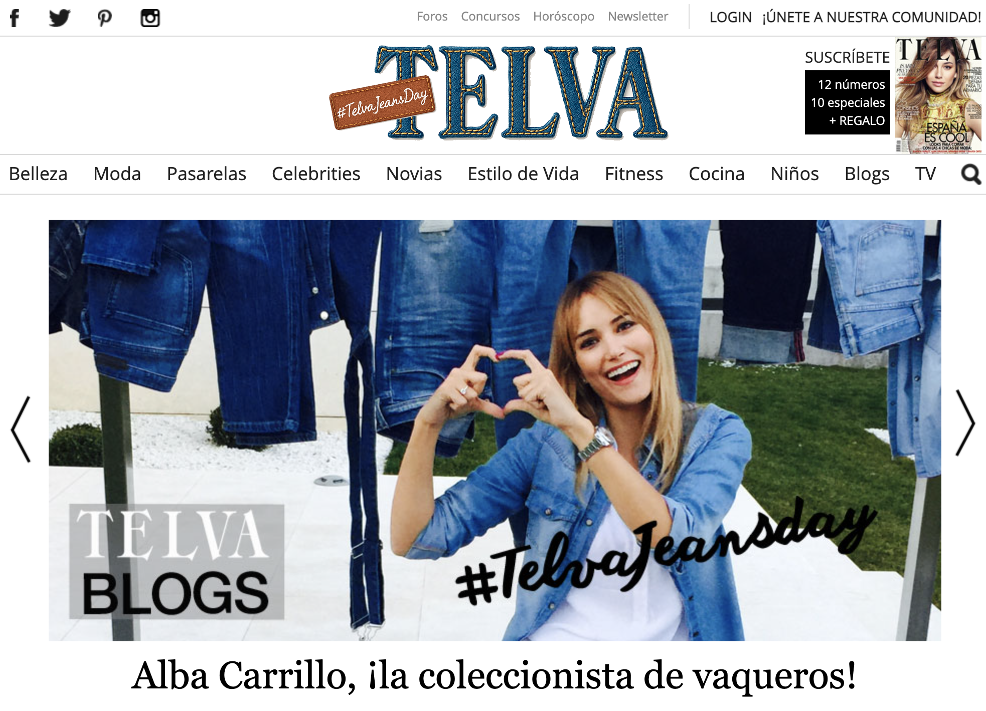 TELVA en Jeans