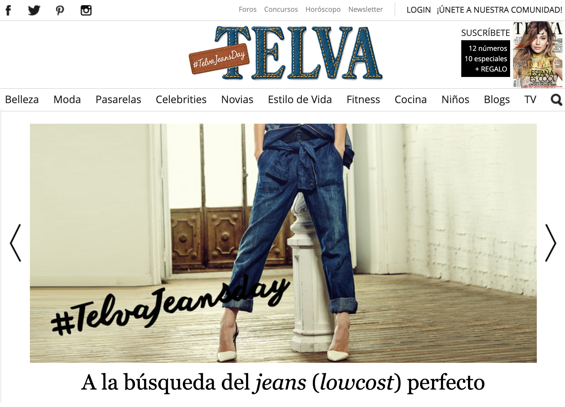 TELVA en Jeans