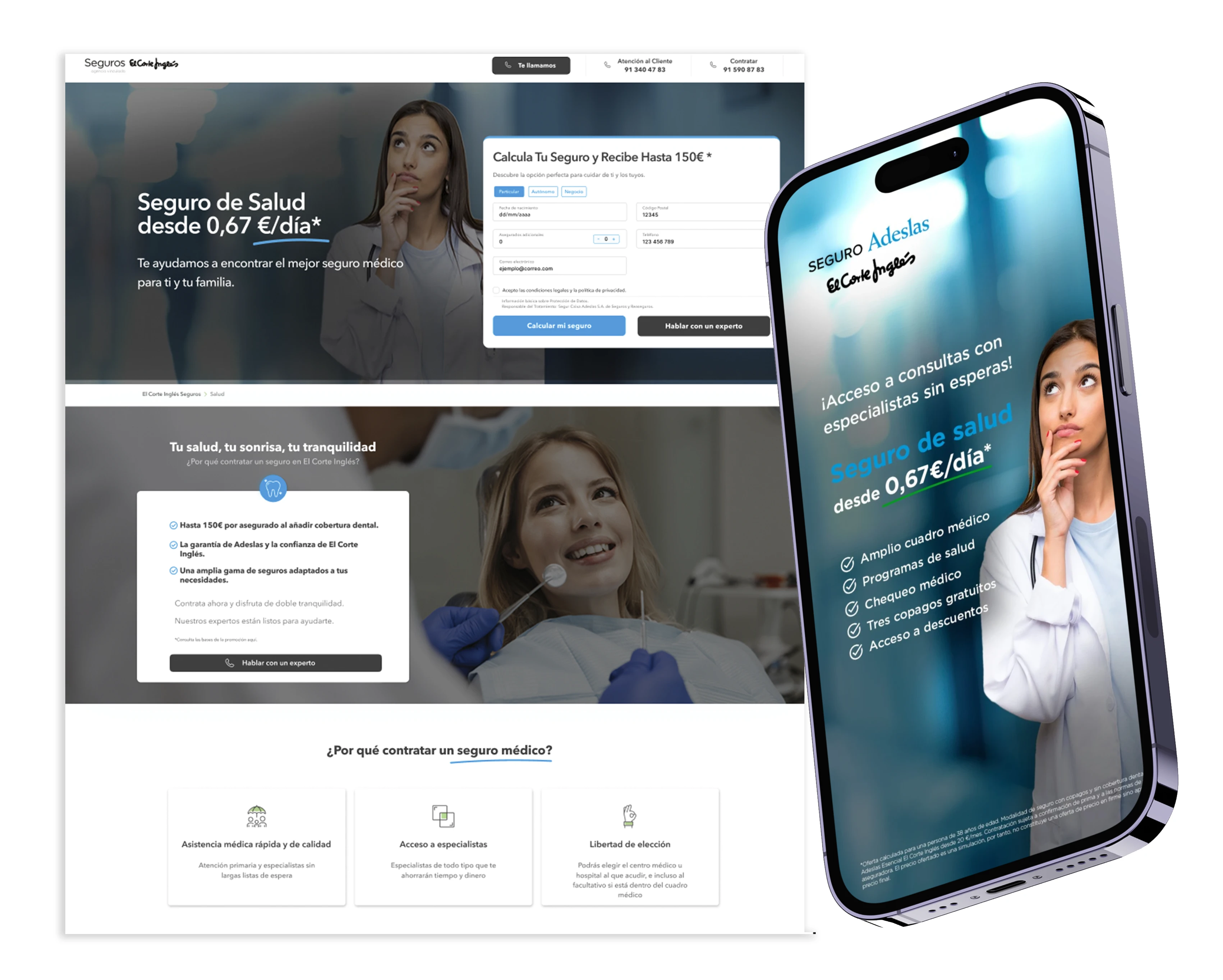 Menú navegación antes de la propuesta