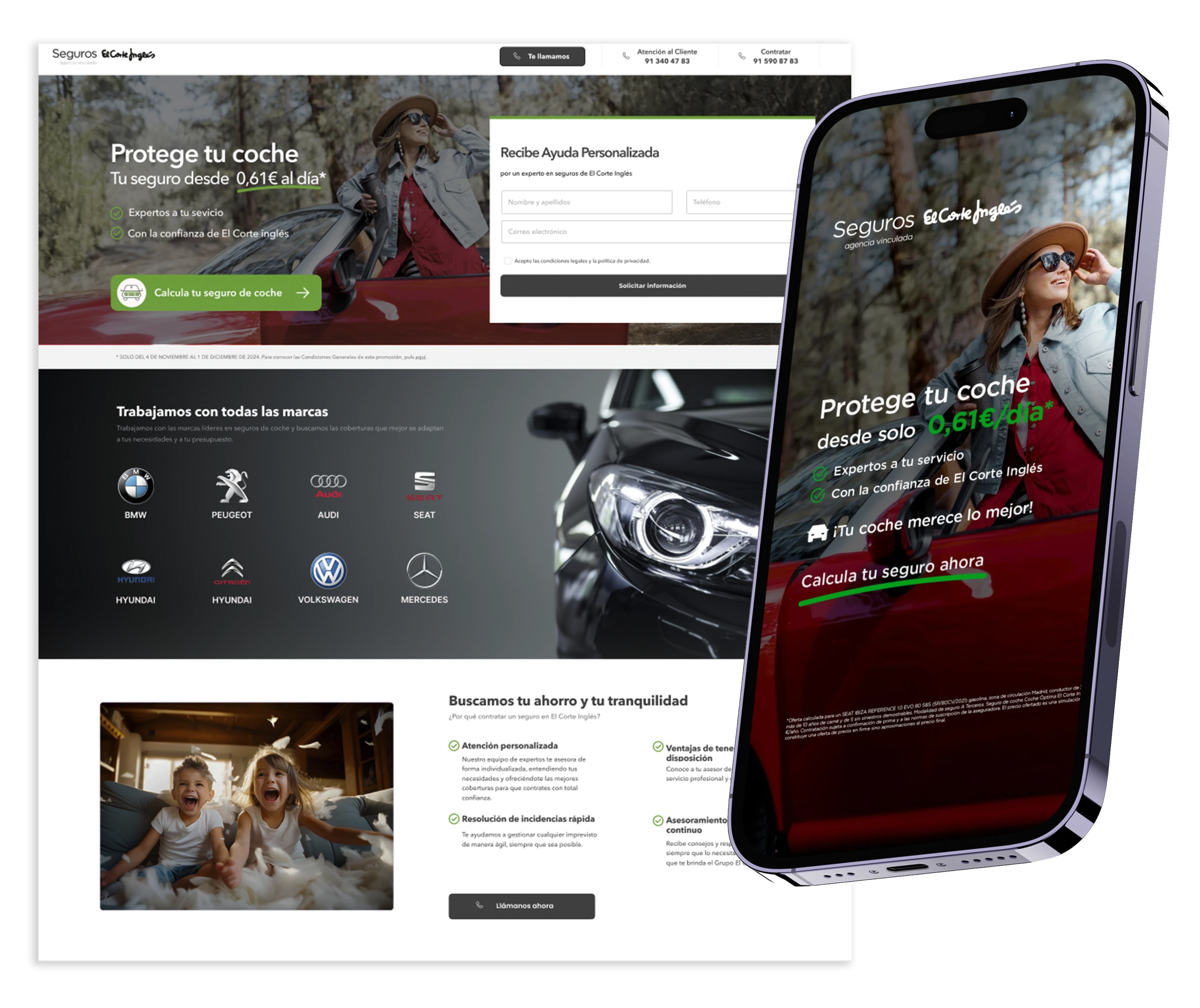 Menú navegación antes de la propuesta