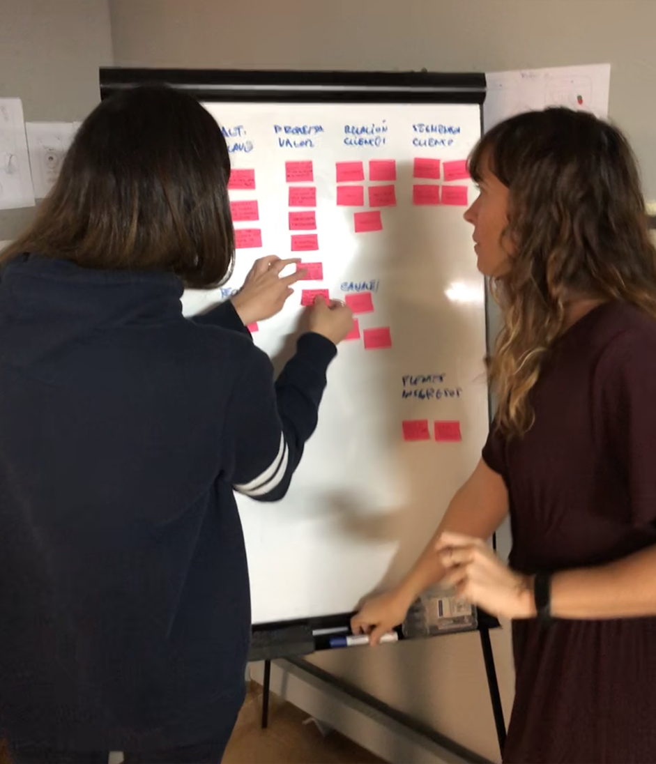 Menú navegación antes de la propuesta